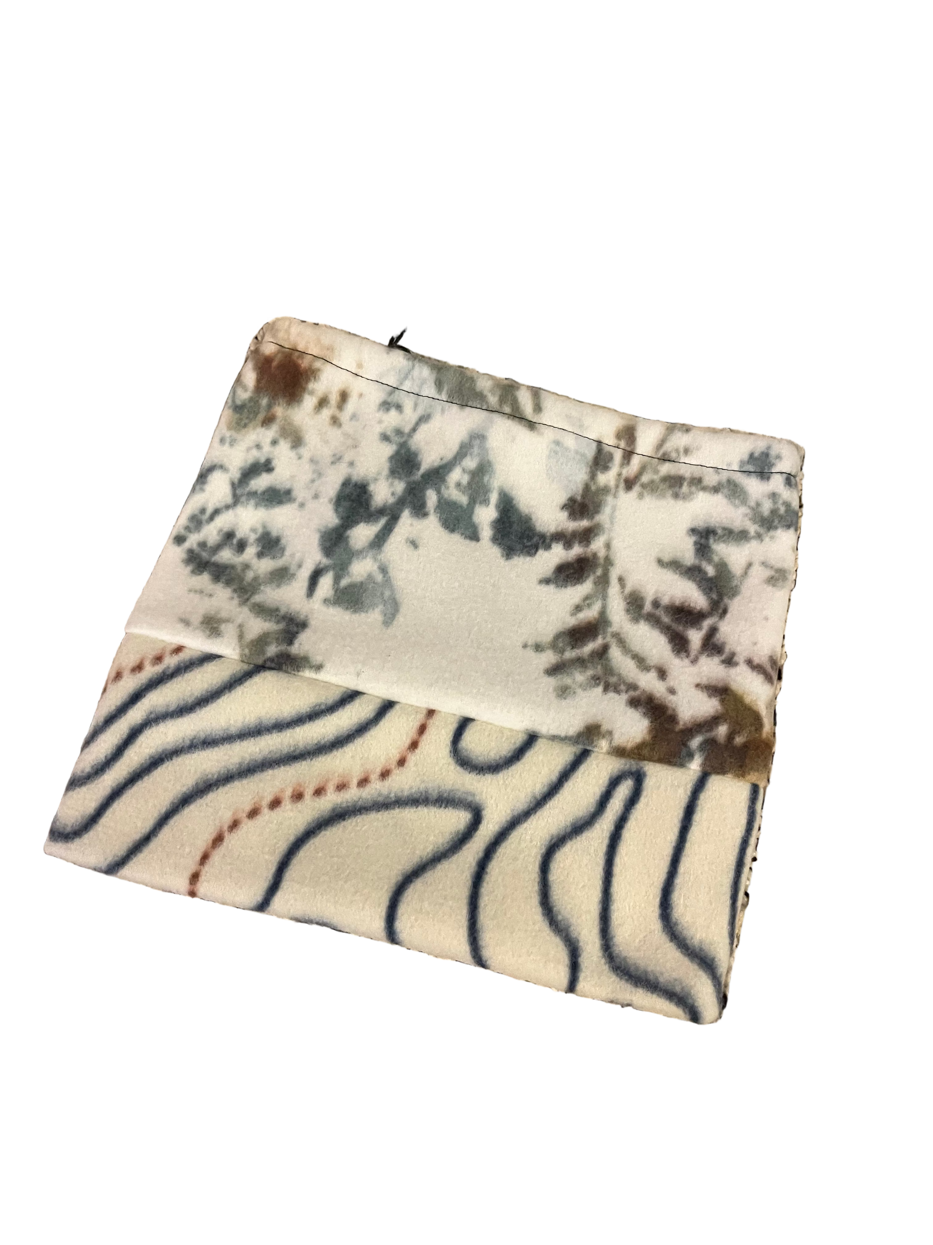 winter camo and white contour sinch top toque